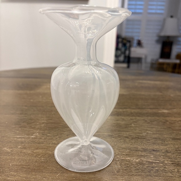 Anthropology Margot Glass Bud Vase: New - Picture 2 of 4